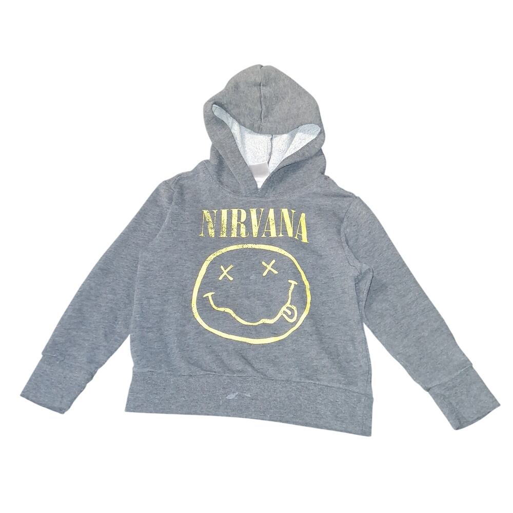 Nirvana Hoodie Kids Size XS Cotton Blend